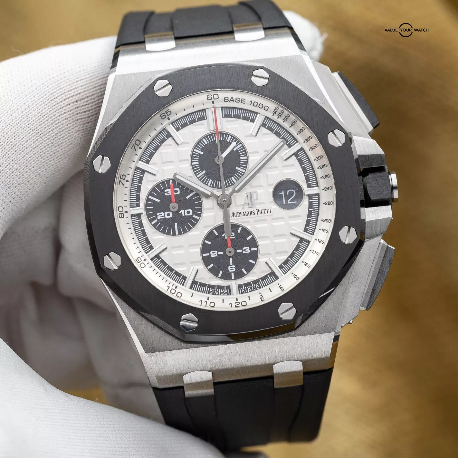 Audemars Piguet Royal Oak Offshore Chronograph 44mm Panda AP 26400so - Full Set - Image 5