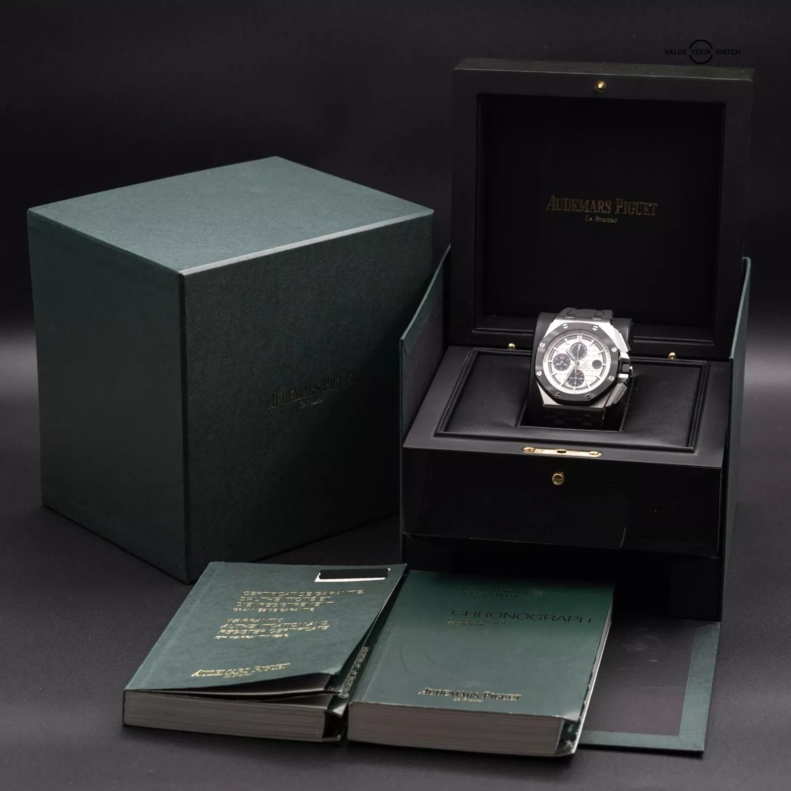 Audemars Piguet Royal Oak Offshore Chronograph 44mm Panda AP 26400so - Full Set - Image 11