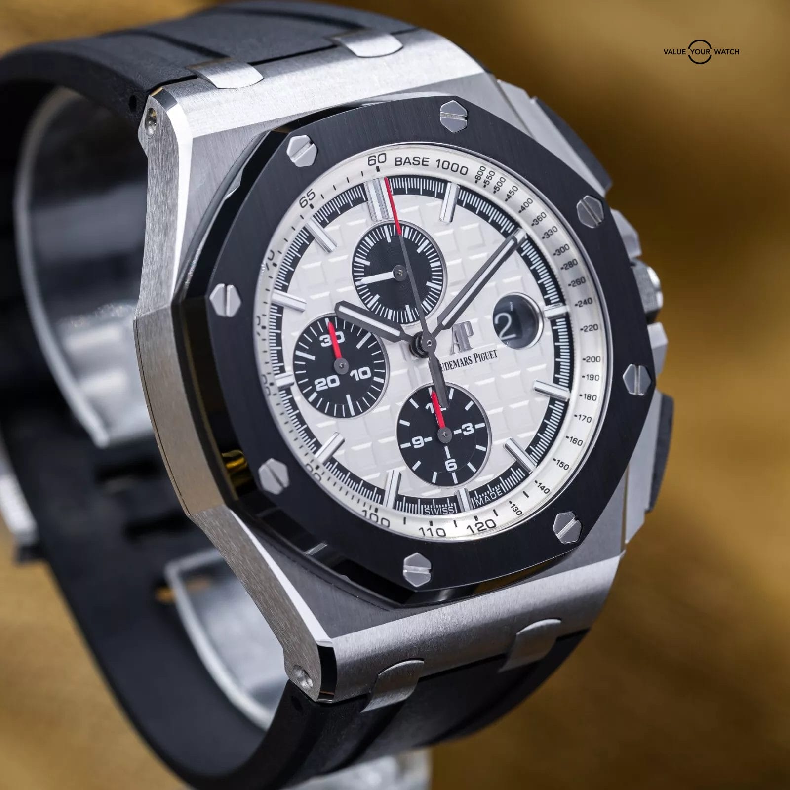 Audemars Piguet Royal Oak Offshore Chronograph 44mm Panda AP 26400so - Full Set - Image 16