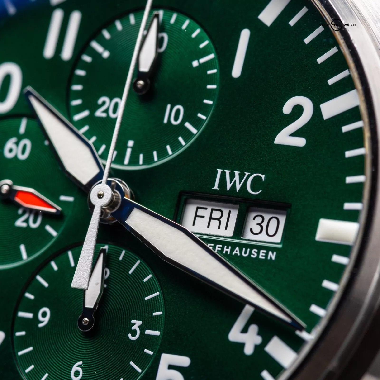 IWC Pilot's Chronograph Racing Green Men's Watch - IW377726 Box & Papers - Image 3