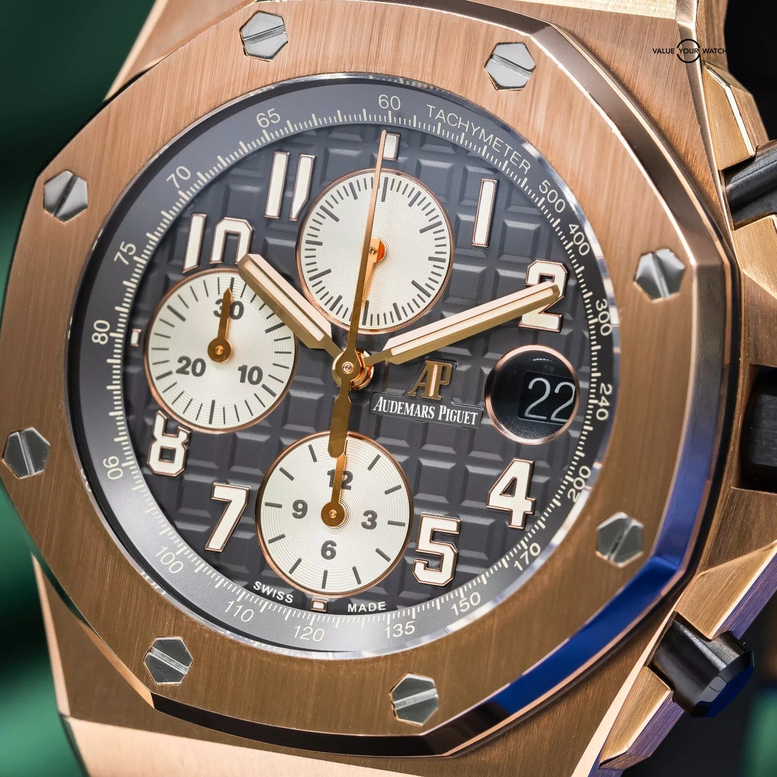 Audemars Piguet Royal Oak Offshore Rhodium Gray Chronograph Men's Watch 26470OR - Image 6