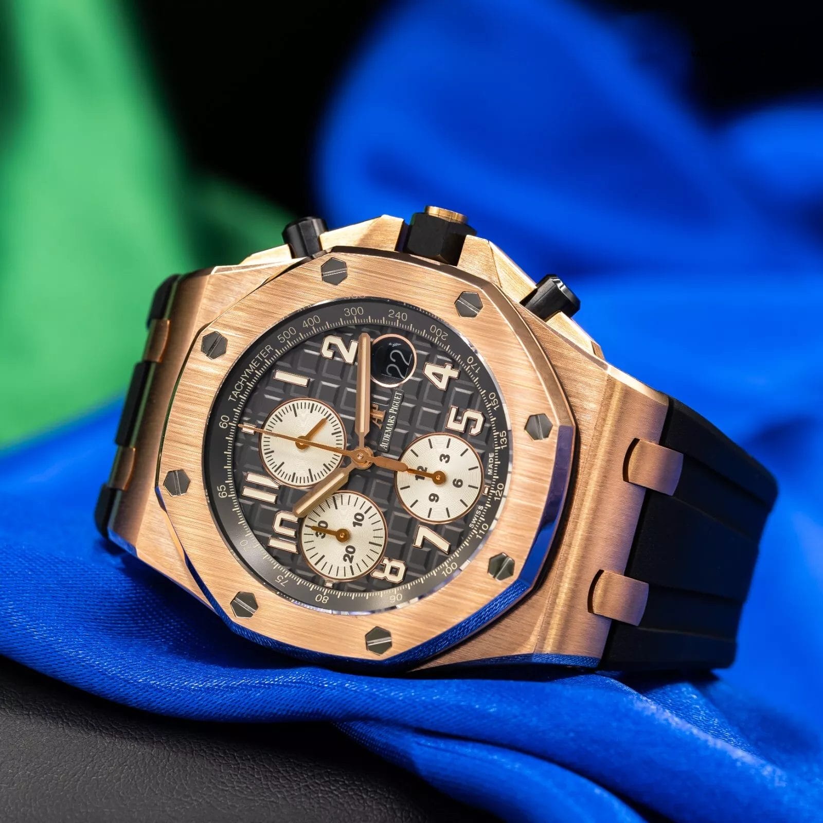 Audemars Piguet Royal Oak Offshore Rhodium Gray Chronograph Men's Watch 26470OR - Image 7