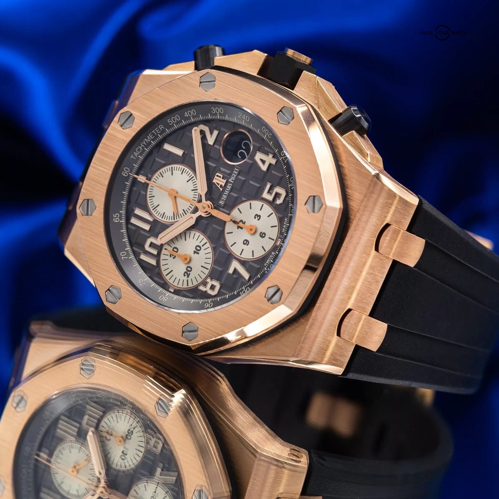 Audemars Piguet Royal Oak Offshore Rhodium Gray Chronograph Men's Watch 26470OR - Image 12