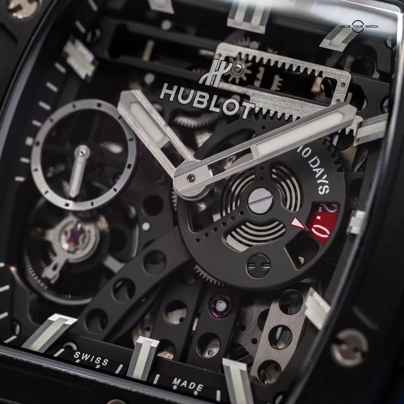 Hublot Spirit of Big Bang Meca-10 Black Magic Ceramic Mens Watch 614.CI.1170.RX - Image 2