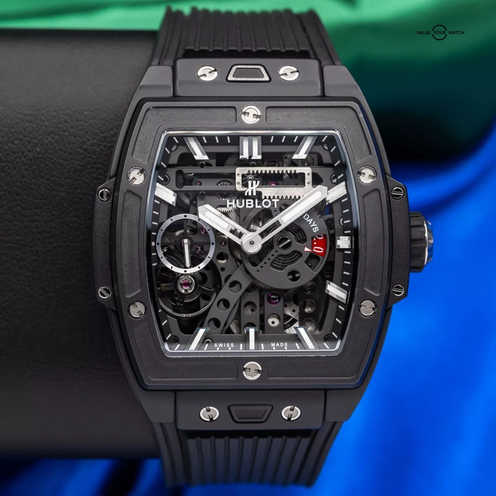 Hublot Spirit of Big Bang Meca-10 Black Magic Ceramic Mens Watch 614.CI.1170.RX