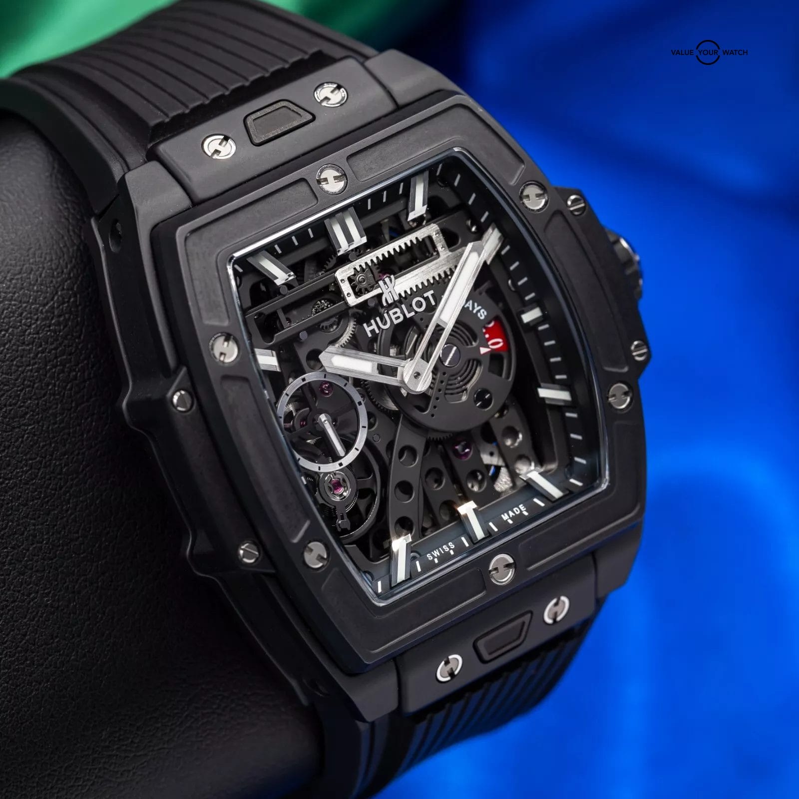 Hublot Spirit of Big Bang Meca-10 Black Magic Ceramic Mens Watch 614.CI.1170.RX - Image 4