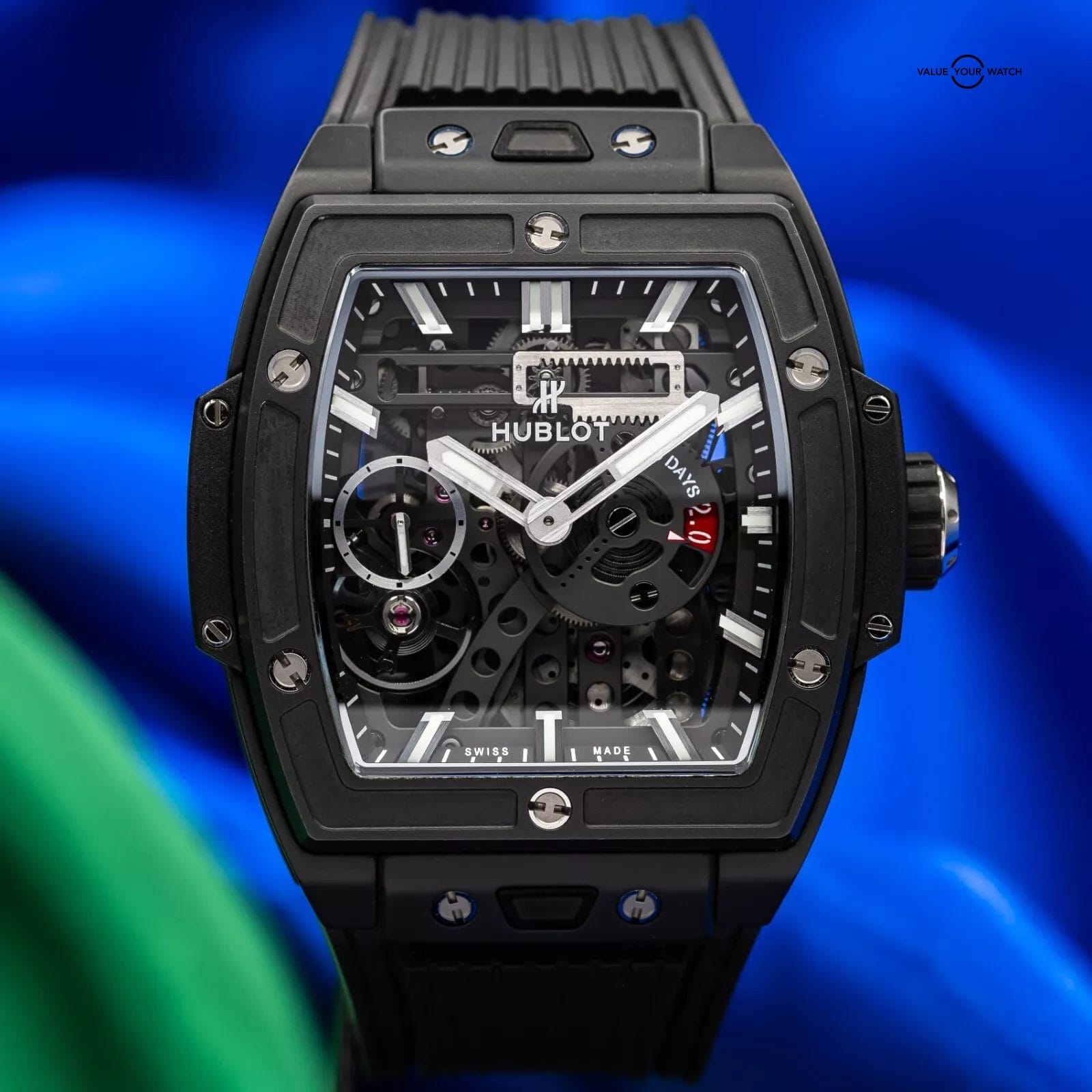 Hublot Spirit of Big Bang Meca-10 Black Magic Ceramic Mens Watch 614.CI.1170.RX - Image 10