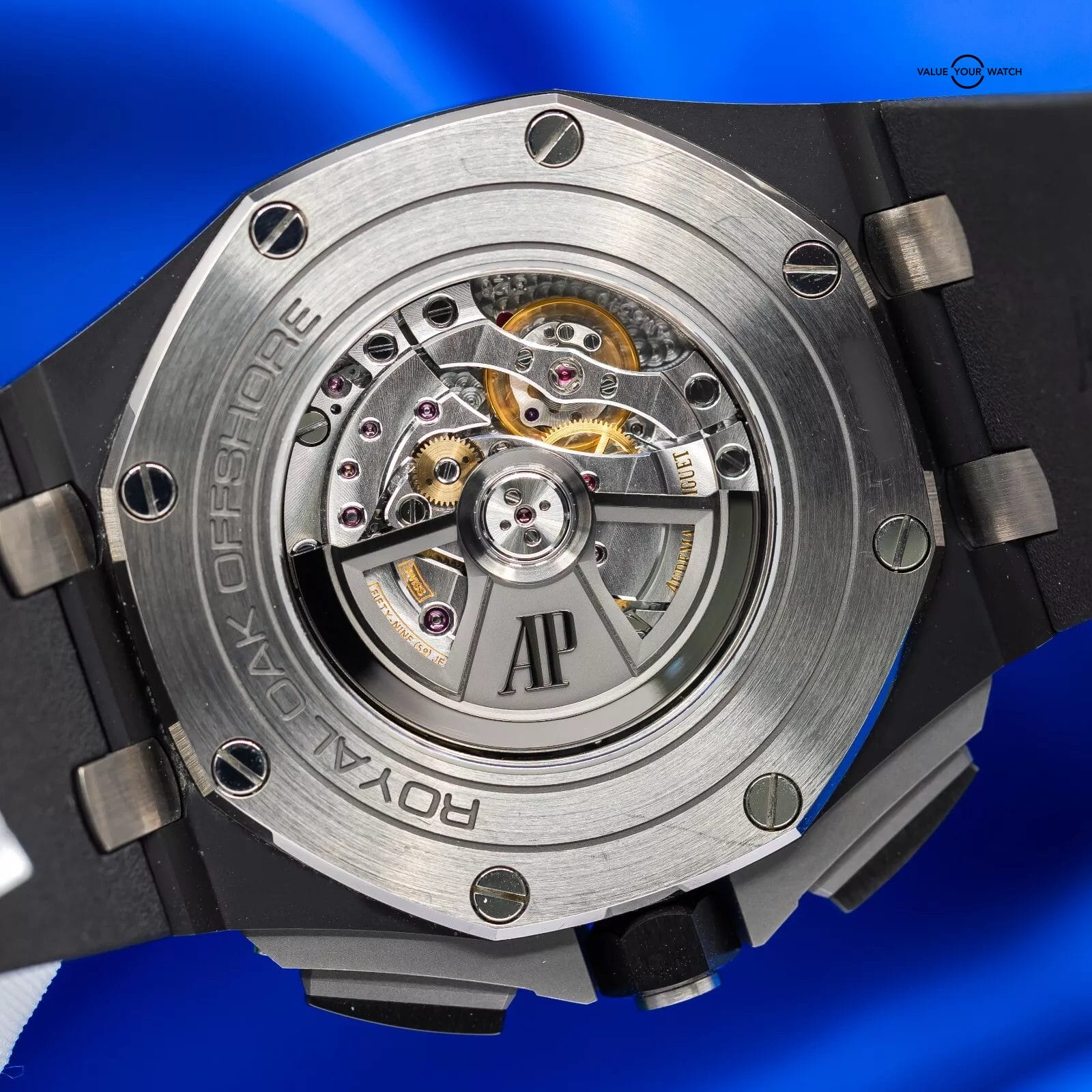 Audemars Piguet Royal Oak Offshore "Gold Hands" Men's Ceramic Watch - 26405CE - Image 5