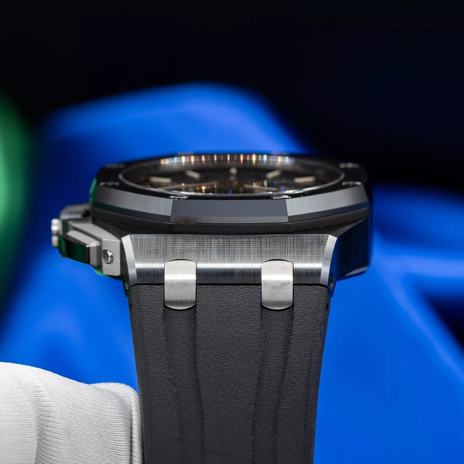 Audemars Piguet Royal Oak Offshore "Gold Hands" Men's Ceramic Watch - 26405CE - Image 8