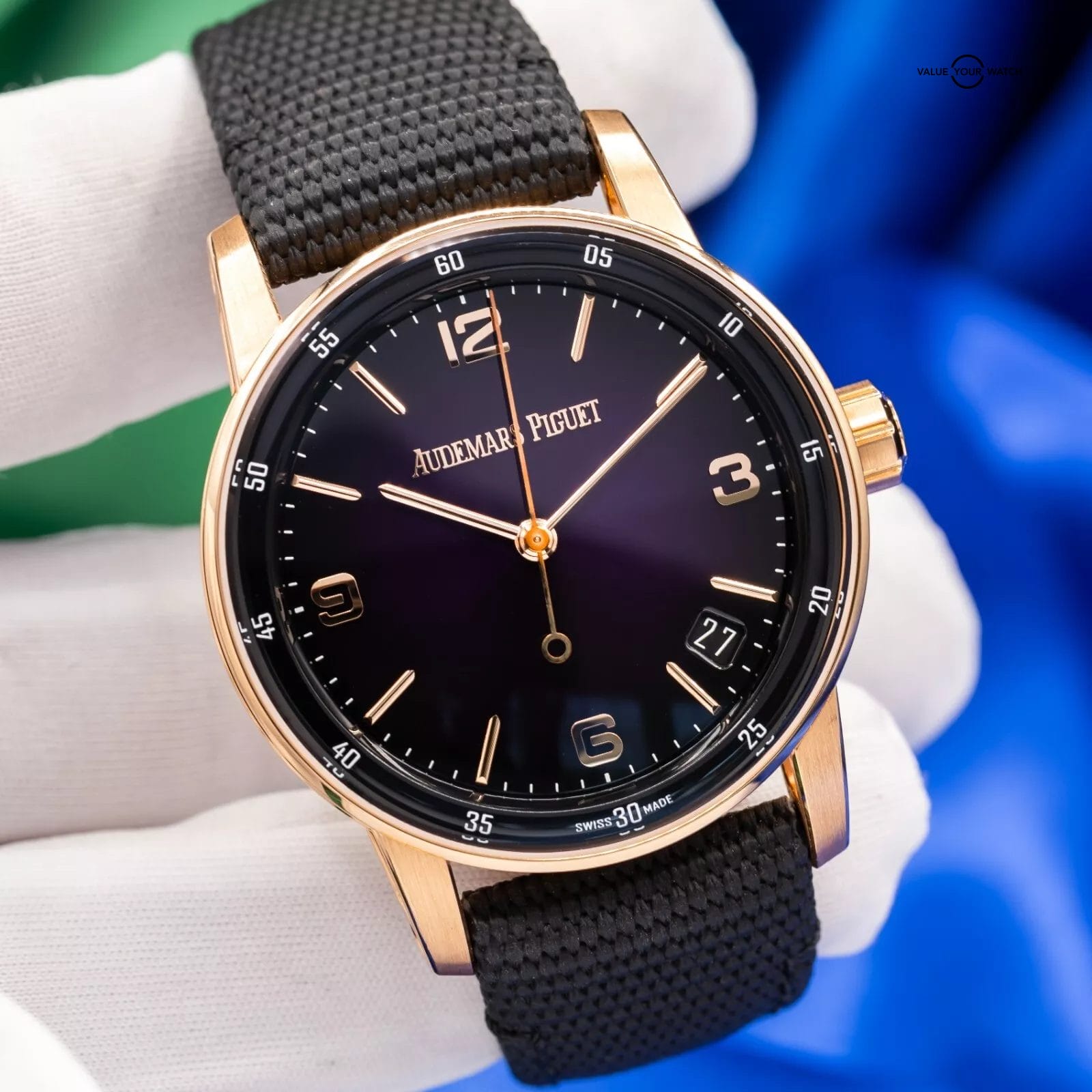 Audemars Piguet Code 11.59 Purple Rose Gold Men's Watch 15210OR.OO.A002KB.02 - Image 5