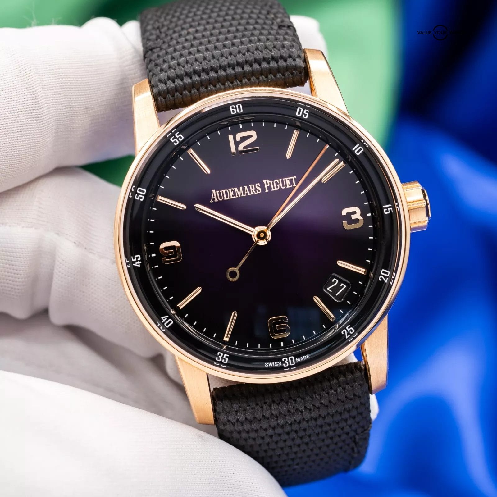 Audemars Piguet Code 11.59 Purple Rose Gold Men's Watch 15210OR.OO.A002KB.02 - Image 10