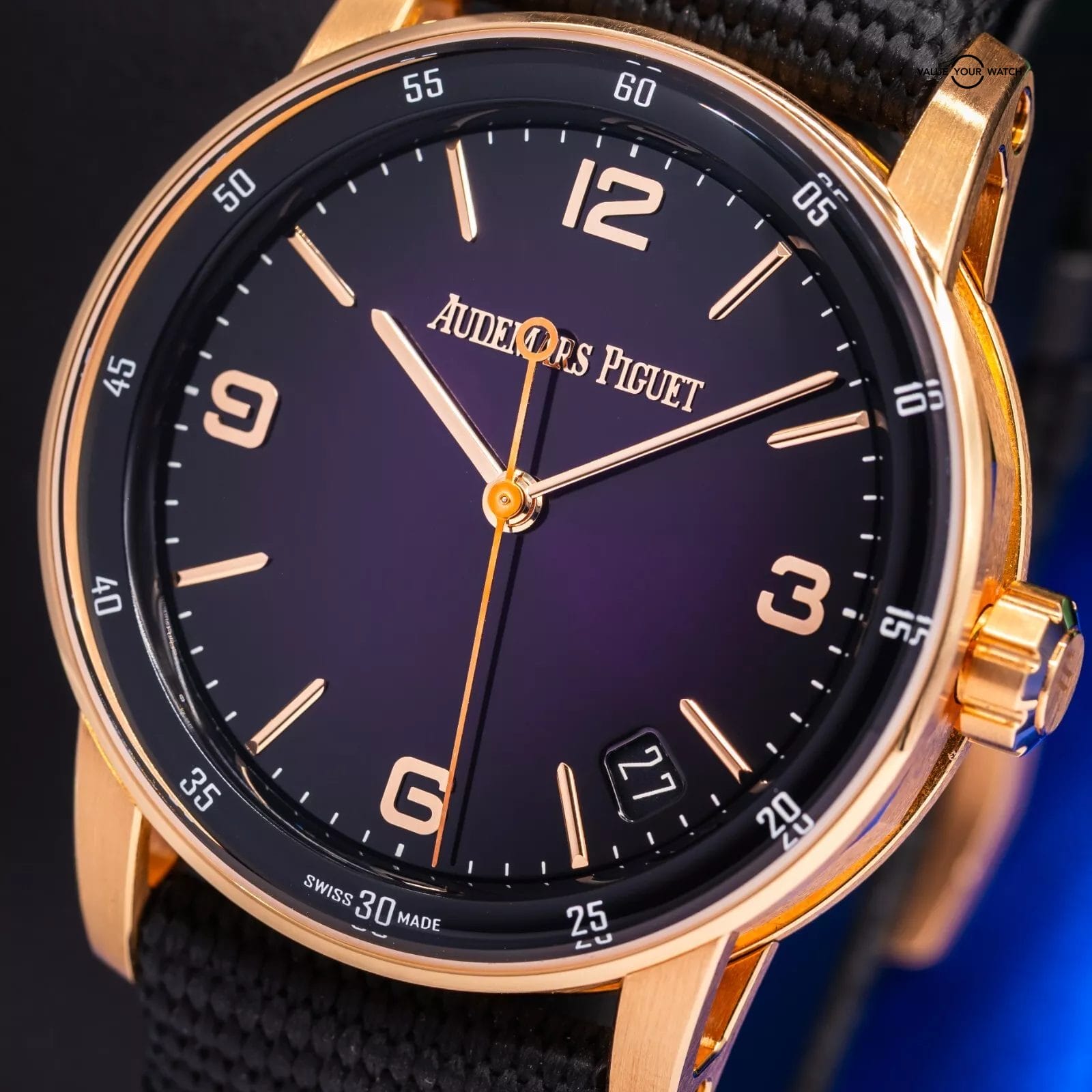 Audemars Piguet Code 11.59 Purple Rose Gold Men's Watch 15210OR.OO.A002KB.02 - Image 13