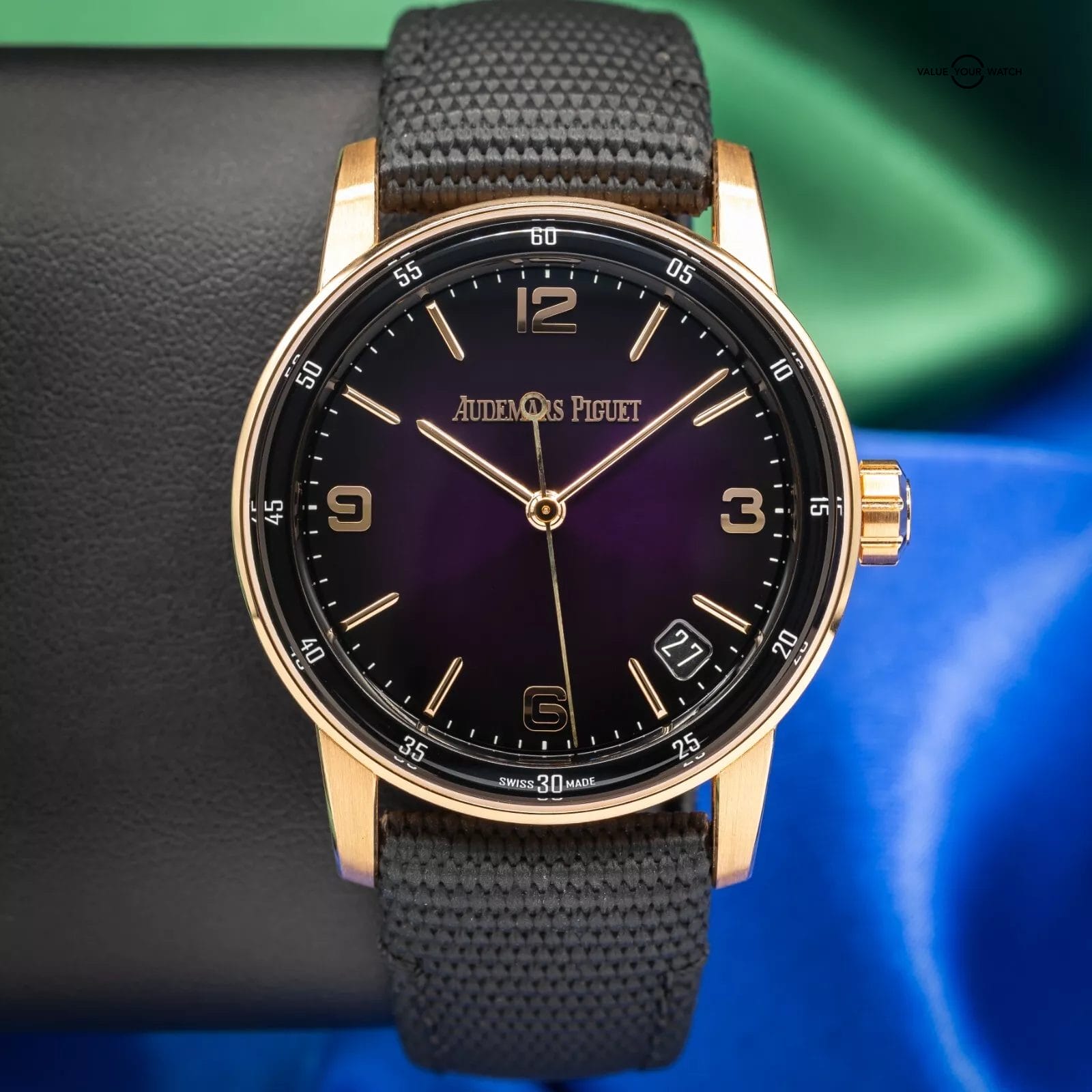 Audemars Piguet Code 11.59 Purple Rose Gold Men's Watch 15210OR.OO.A002KB.02 - Image 16