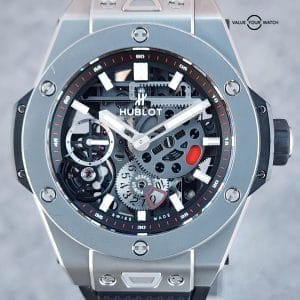 Hublot MECA-10 Titanium 414.NI.1123.RX 45mm Skeletonized Dial Full Set WARRANTY