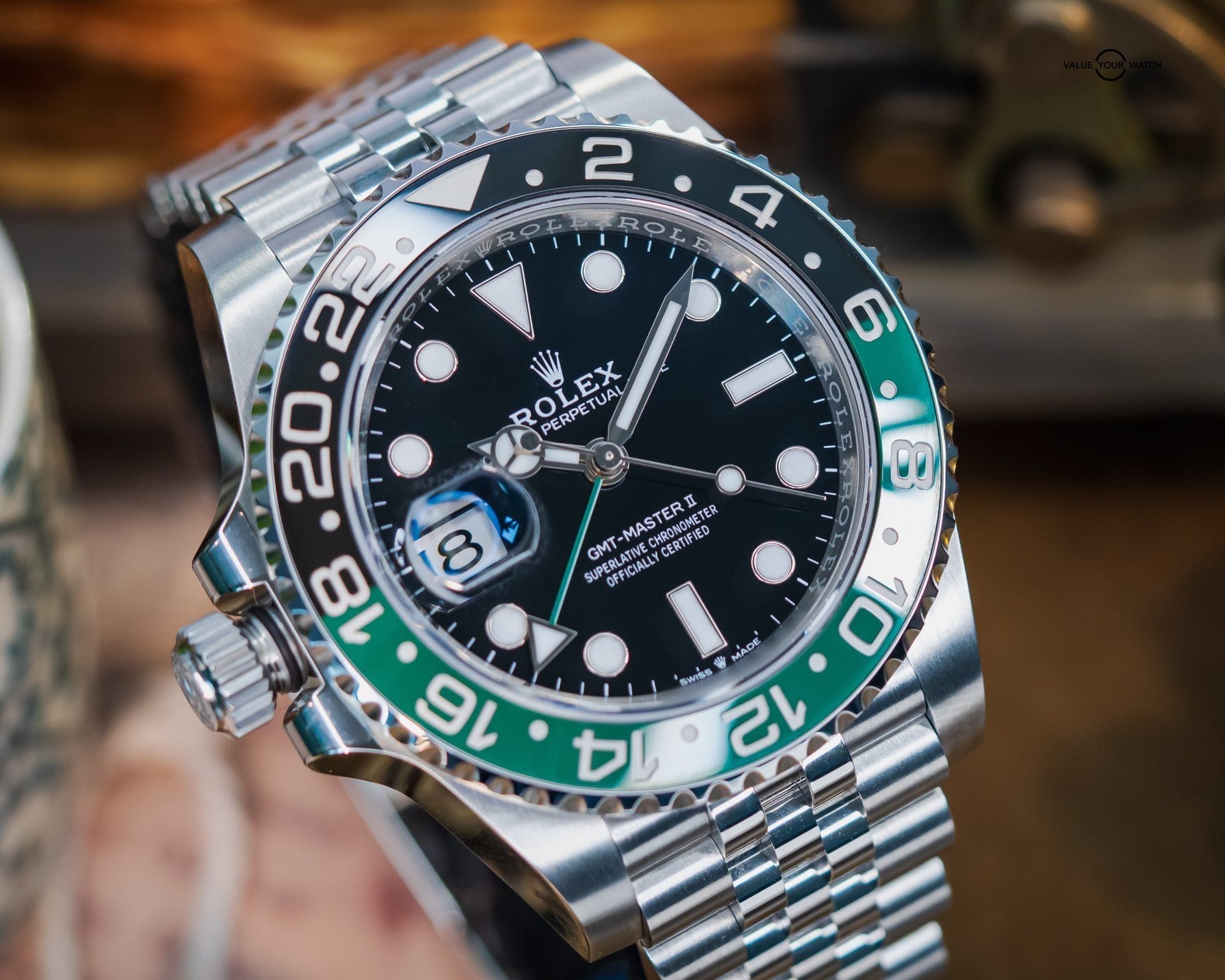 ^^ Rolex GMT-Master II 126720VTNR Sprite 40mm Steel Automatic