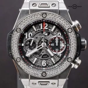 Hublot Big Bang Unico Titanium Diamonds 45 mm Complete 411.NX.1170.RX.1104