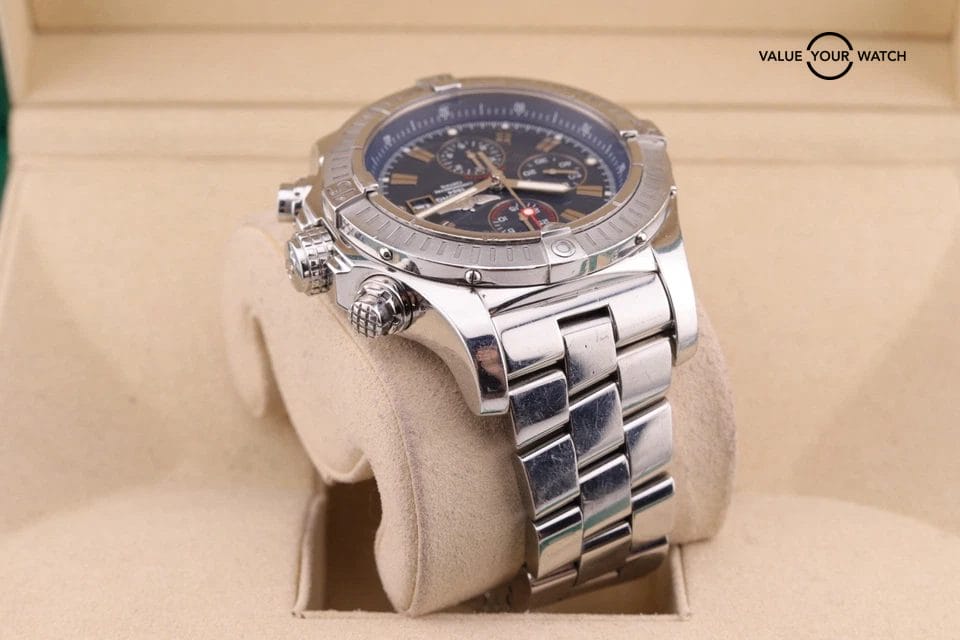 Breitling Super Avenger 48mm Blue Men's Watch - A13370 | Watch + 2009 Papers - Image 10