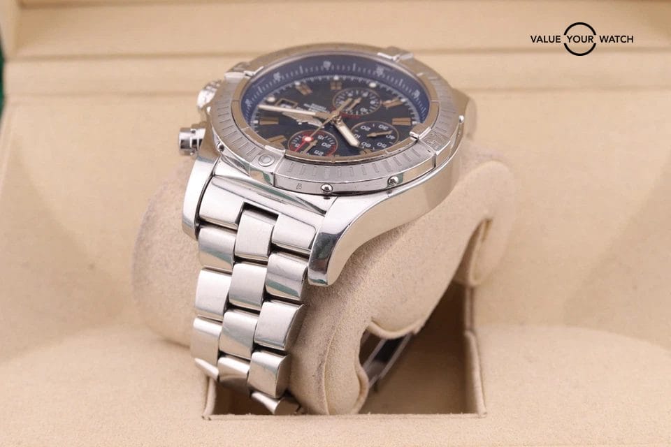 Breitling Super Avenger 48mm Blue Men's Watch - A13370 | Watch + 2009 Papers - Image 11