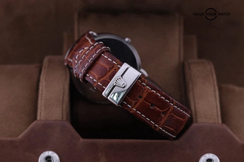 95’ Rolex Celini 37.5mm | ref. 6623 | 18kt Solid White Gold | All Original - Image 2