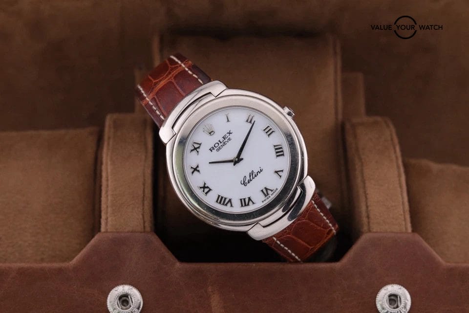 95’ Rolex Celini 37.5mm | ref. 6623 | 18kt Solid White Gold | All Original - Image 3