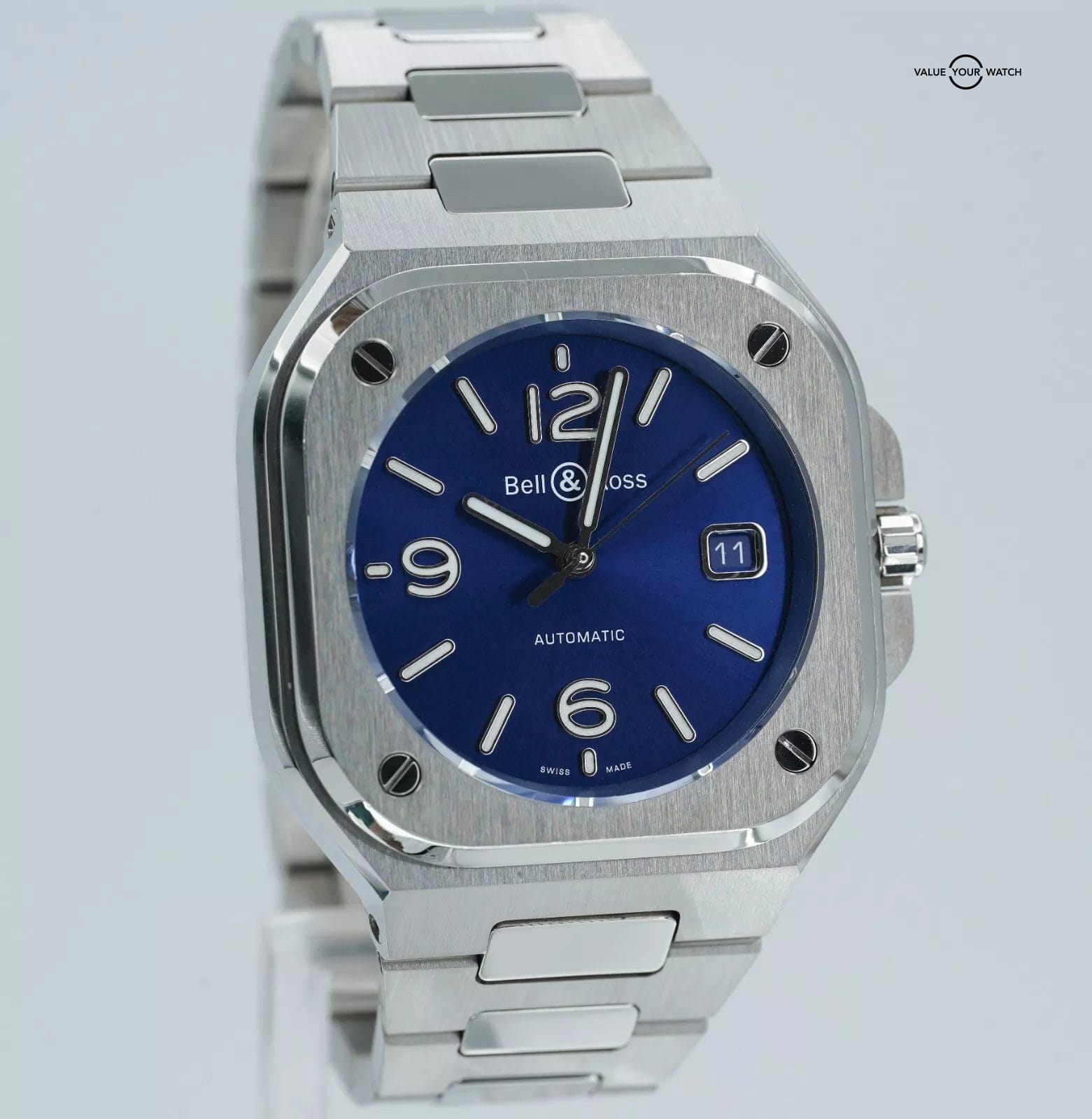 Bell & Ross 40mm Blue Dial Stainless Steel BR05A-BLU-ST/SST - Image 19
