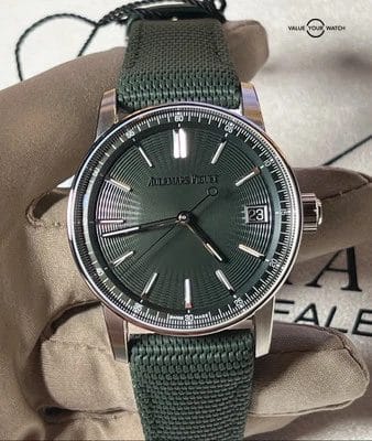 Audemars Piguet Green Dial Code Unworn Complete Set 41mm