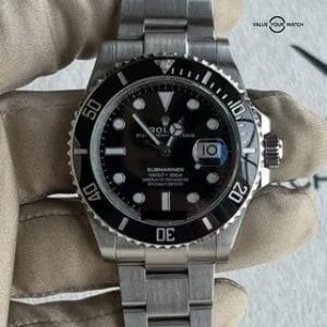 Rolex Submariner 126610LN Silver Oyster Bracelet with Black Bezel 2023 Complete