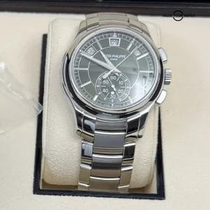 2023 MINT Full Links Green Dial Steel on Bracelet Annual Calendar Complications