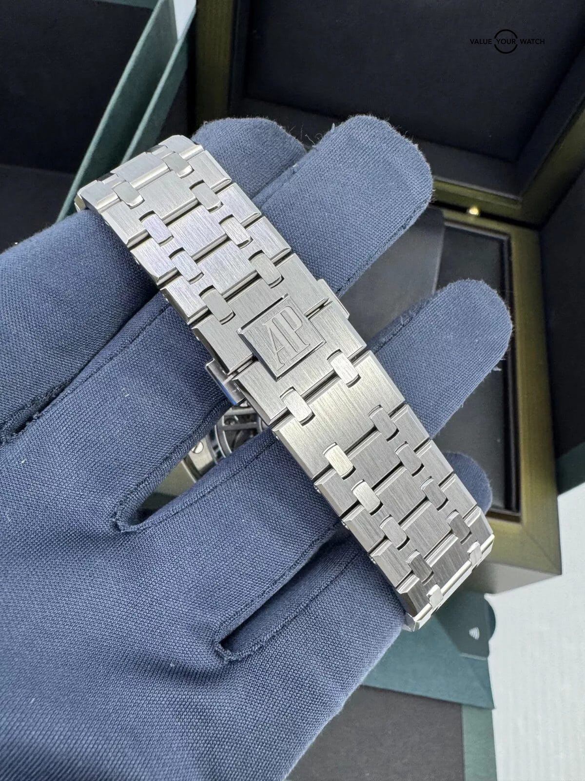 2022 50th Anniversary Rotor Black Dial Steel Royal Oak Flyback Chronograph B+P - Image 4