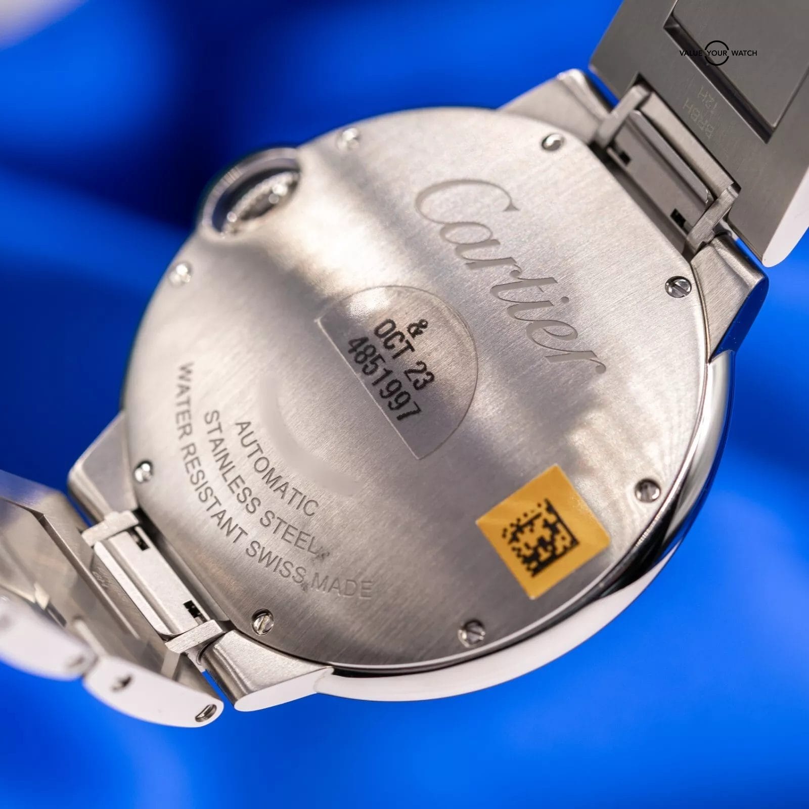 Cartier Ballon Bleu Stainless Steel Automatic 40 mm Blue Dial Watch WSBB0061 - Image 10