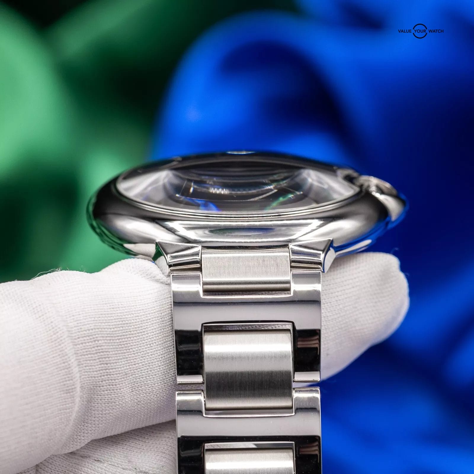 Cartier Ballon Bleu Stainless Steel Automatic 40 mm Blue Dial Watch WSBB0061 - Image 4