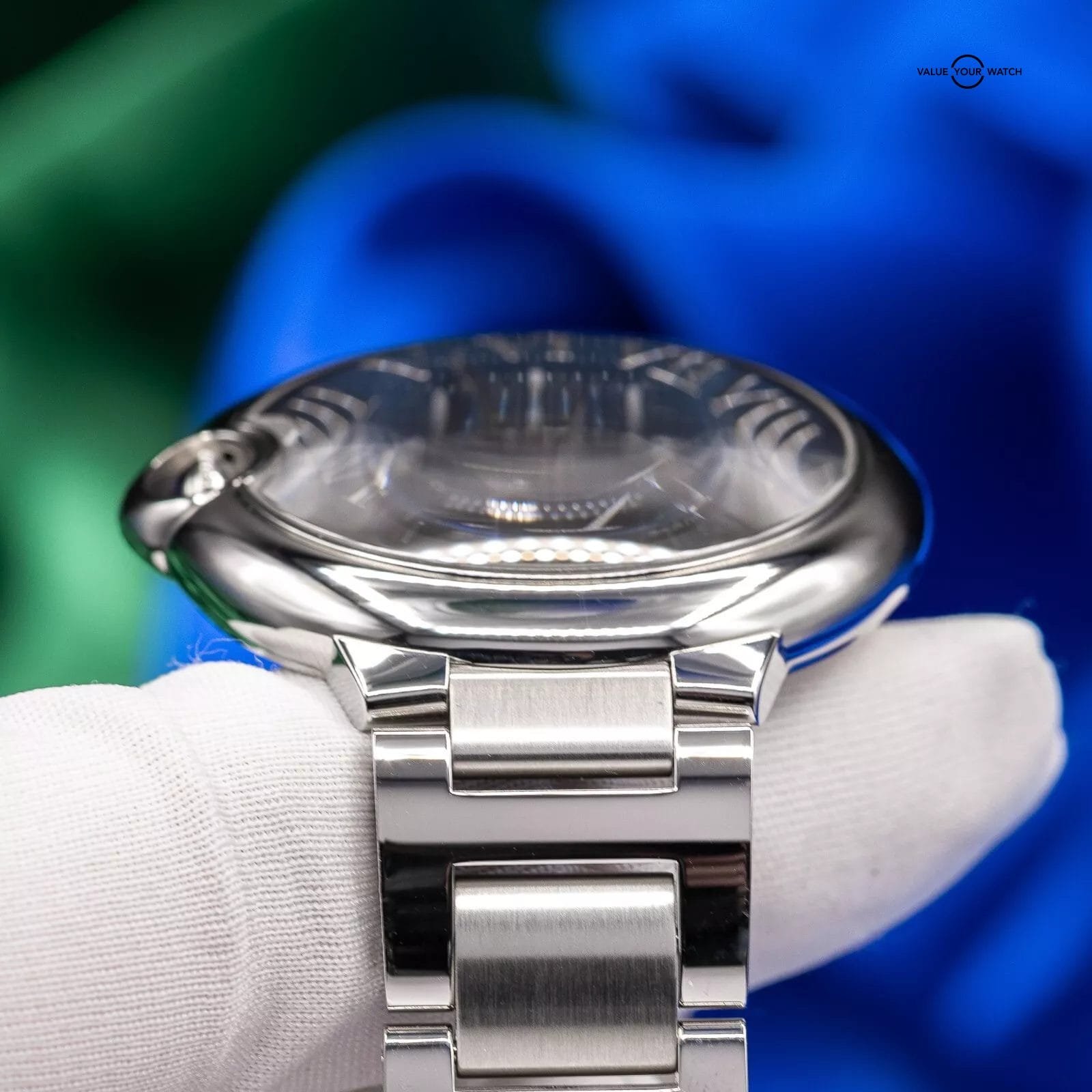 Cartier Ballon Bleu Stainless Steel Automatic 40 mm Blue Dial Watch WSBB0061 - Image 3