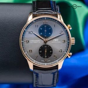 2023 IWC Portugieser Chronograph 41mm Rose Gold IW371610 Box &amp; Papers