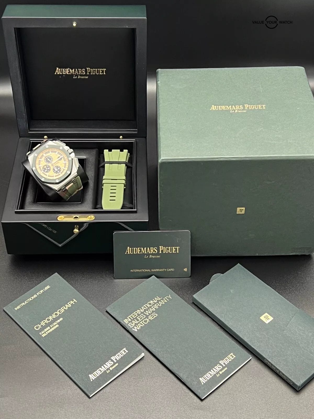 Audemars Piguet Royal Oak Offshore - Camo - Complete Set, Extra Strap, Chrono - Image 2