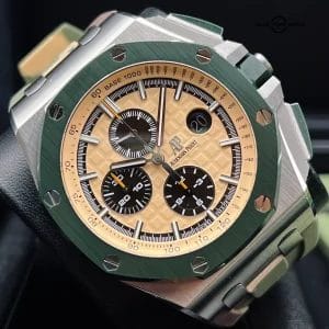 Audemars Piguet Royal Oak Offshore &#8211; Camo &#8211; Complete Set, Extra Strap, Chrono