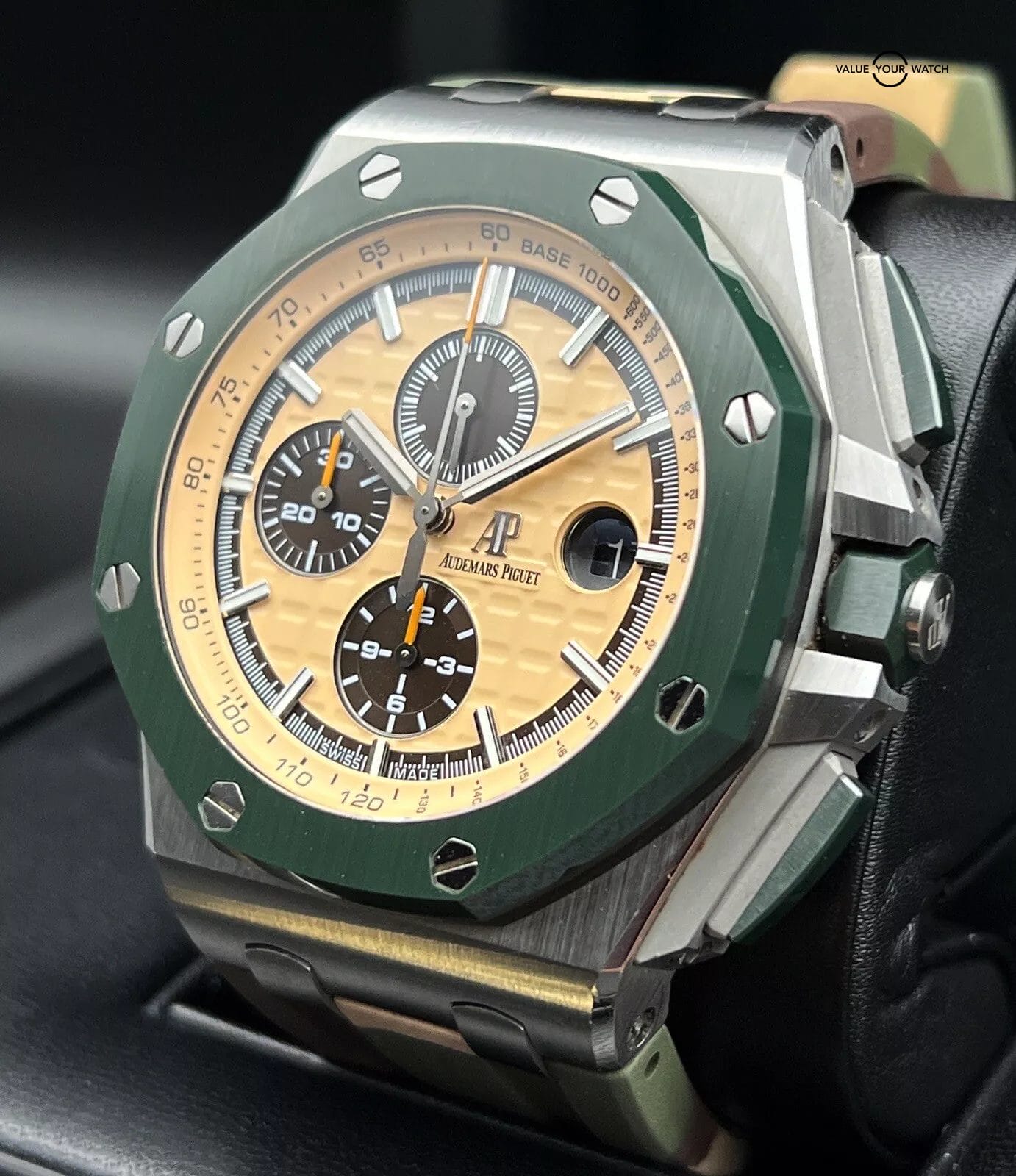 Audemars Piguet Royal Oak Offshore - Camo - Complete Set, Extra Strap, Chrono - Image 8