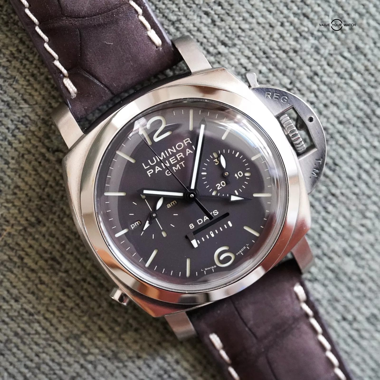 Panerai Luminor 1950 8 Days Chrono Monopulsante 311 GMT- PAM00311 Full Set - Image 2