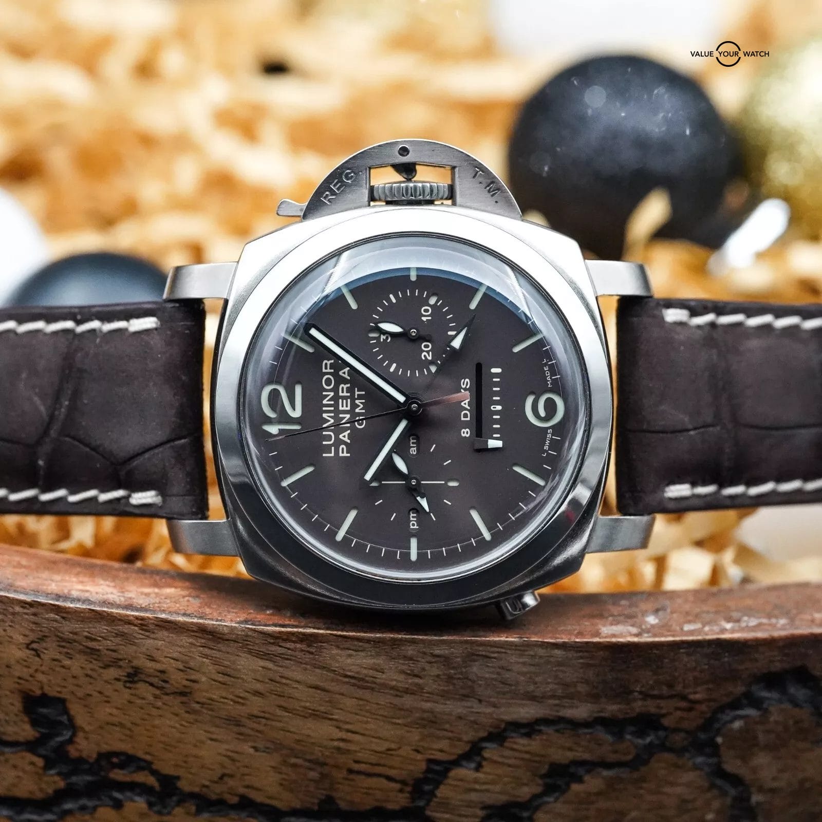 Panerai Luminor 1950 8 Days Chrono Monopulsante 311 GMT- PAM00311 Full Set - Image 4