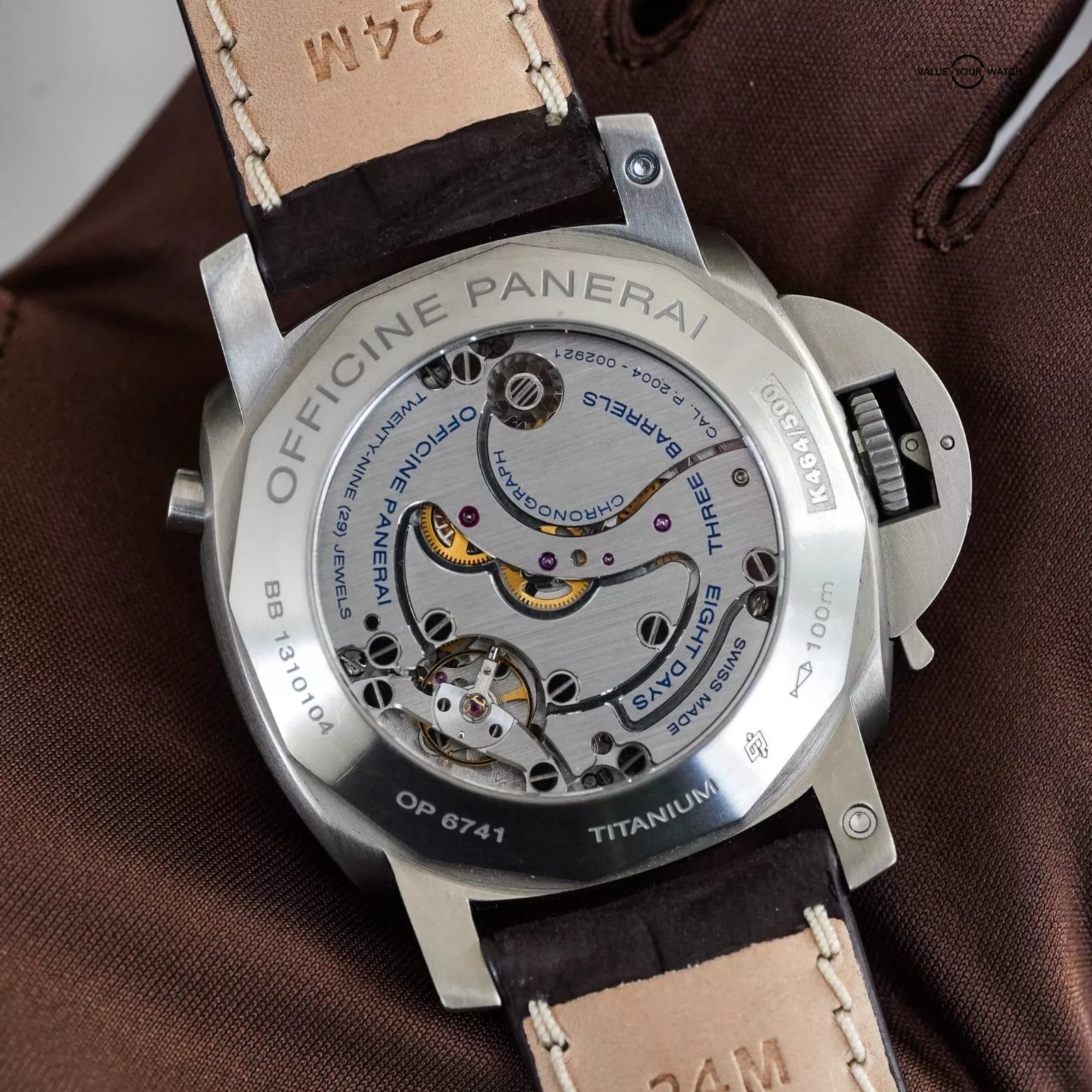 Panerai Luminor 1950 8 Days Chrono Monopulsante 311 GMT- PAM00311 Full Set - Image 9