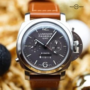 Panerai Luminor 1950 8 Days Chrono Monopulsante 311 GMT- PAM00311 Full Set