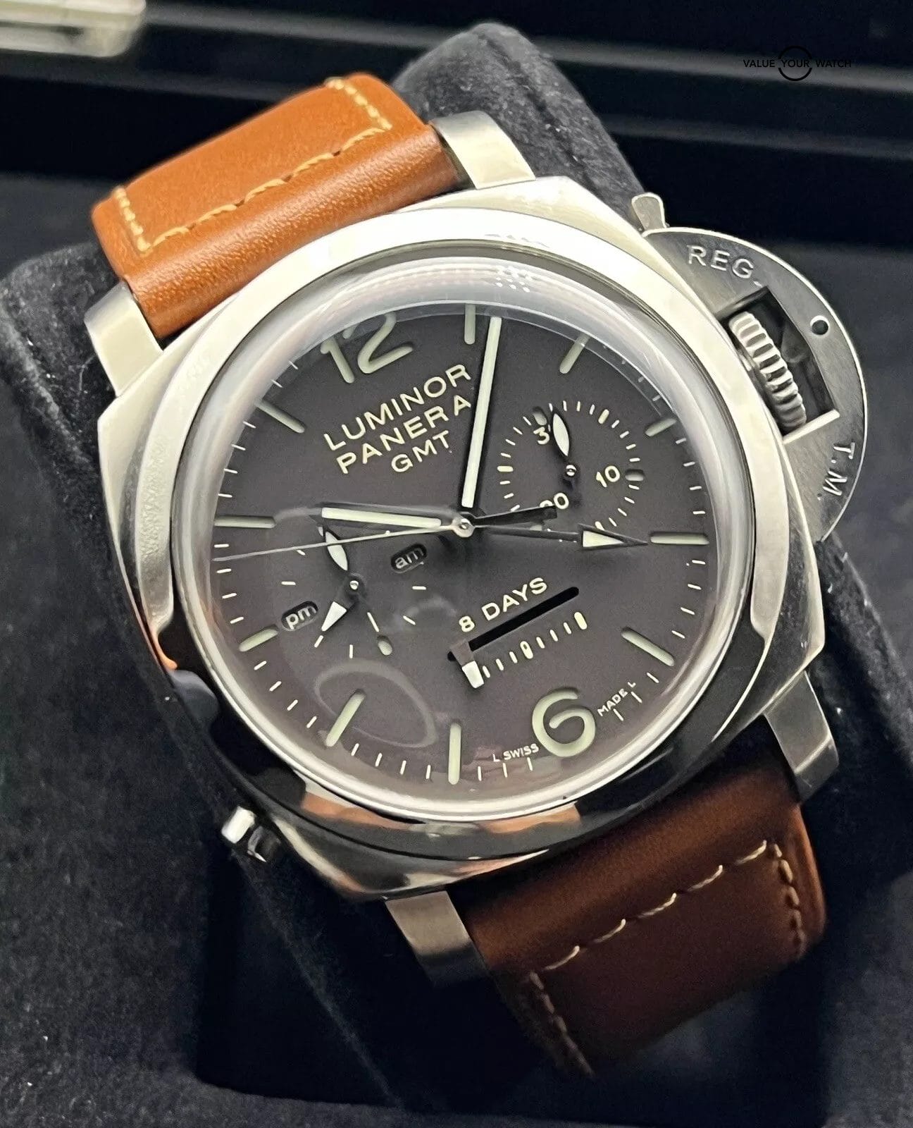 Panerai Luminor 1950 8 Days Chrono Monopulsante 311 GMT- PAM00311 Full Set - Image 20