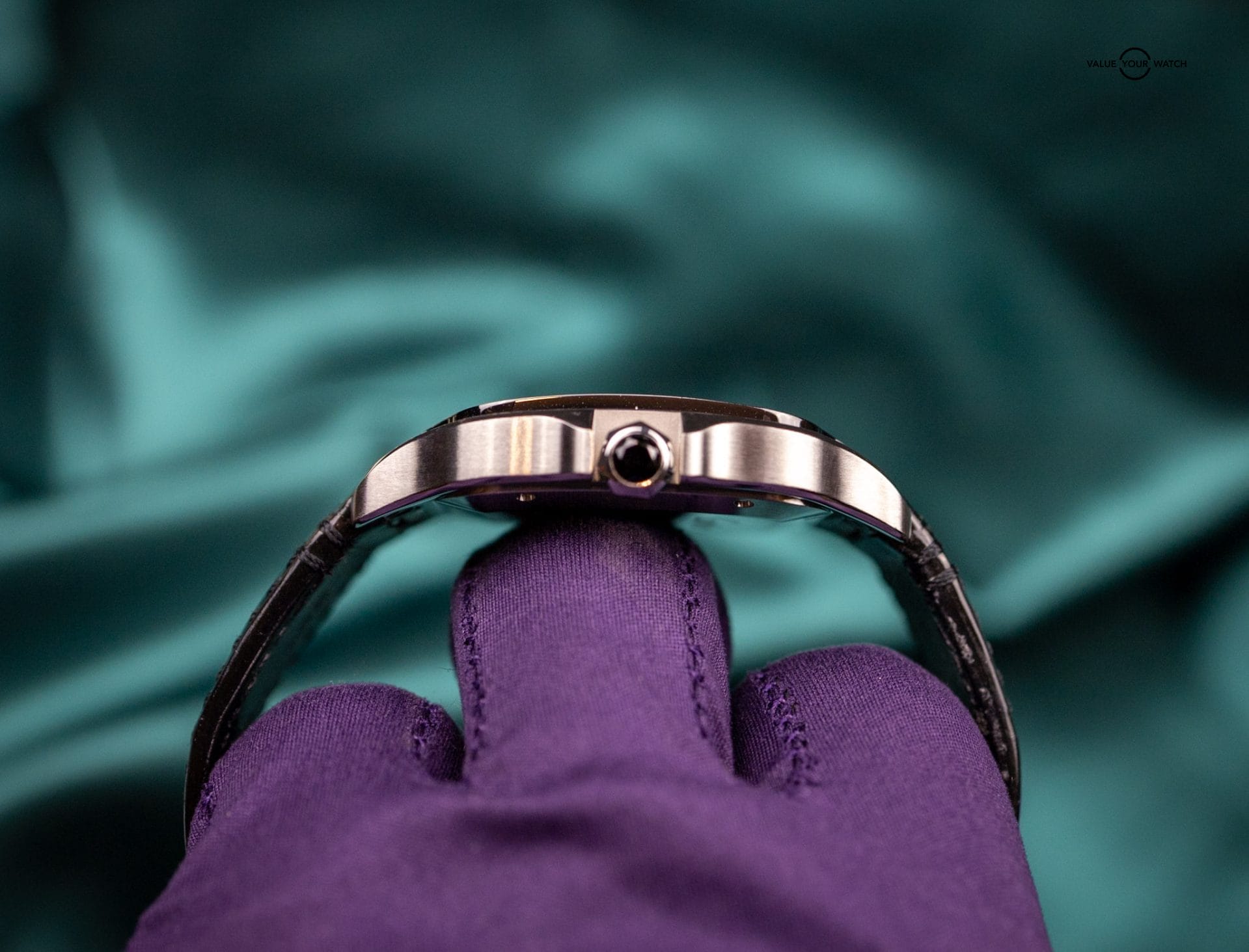 Cartier Santos Dial Large Automatic ADLC Bezel WSSA0037 2 extra straps - Image 5