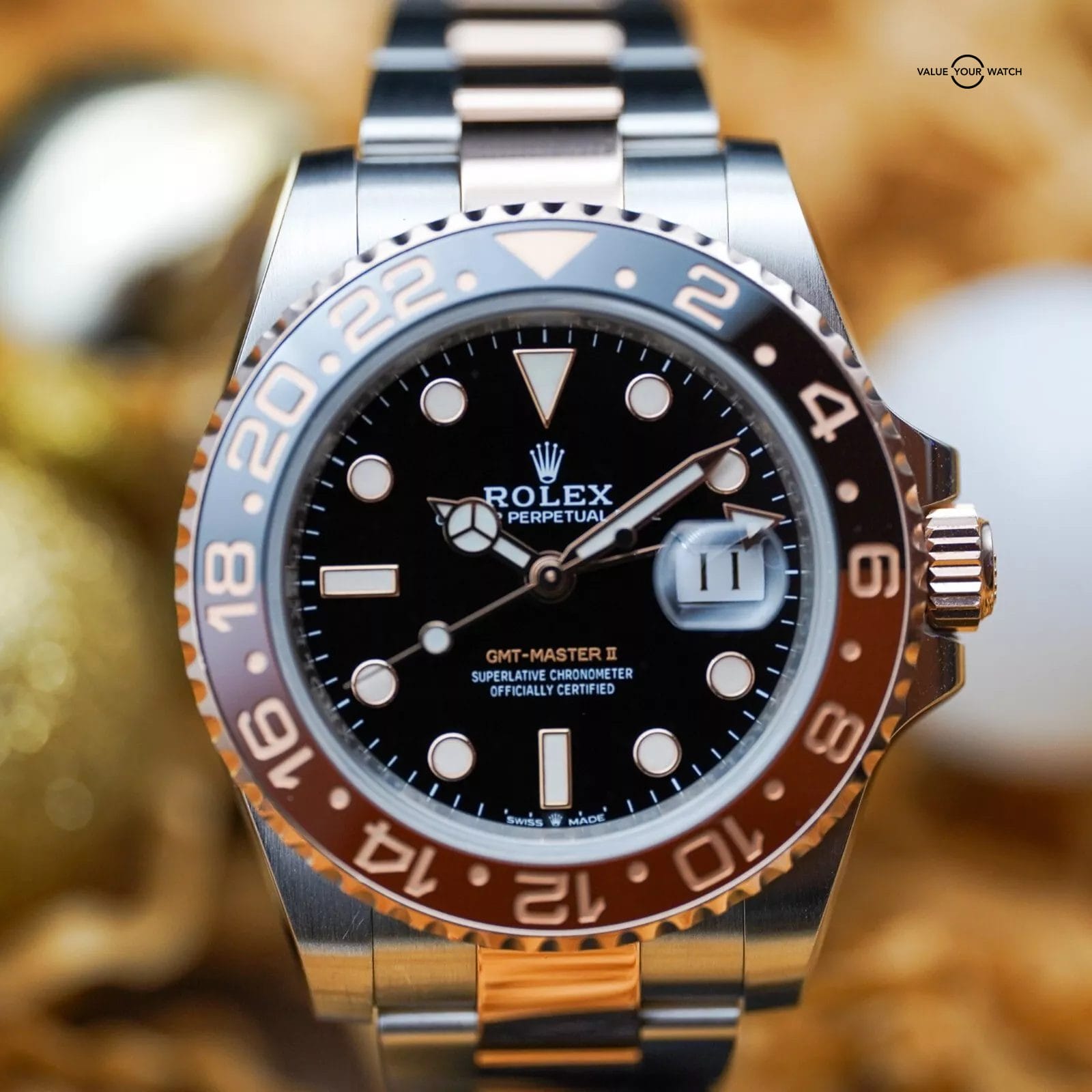 Rolex GMT Master II Rootbeer 126711CHNR 18K Gold Steel Box Papers 2024 Complete - Image 3