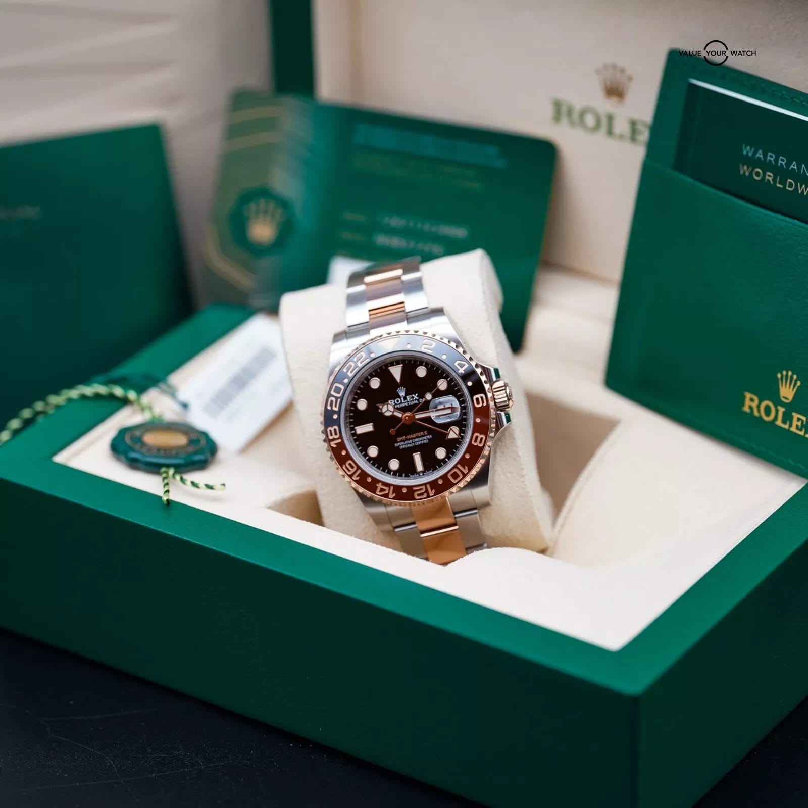 Rolex GMT Master II Rootbeer 126711CHNR 18K Gold Steel Box Papers 2024 Complete - Image 18