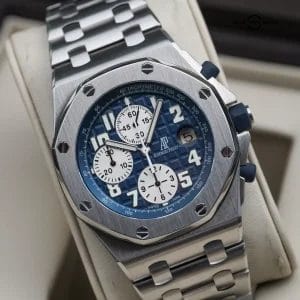 Audemars Piguet Royal Oak Offshore Blue Dial Beast on Bracelet &#8211; 25721ST