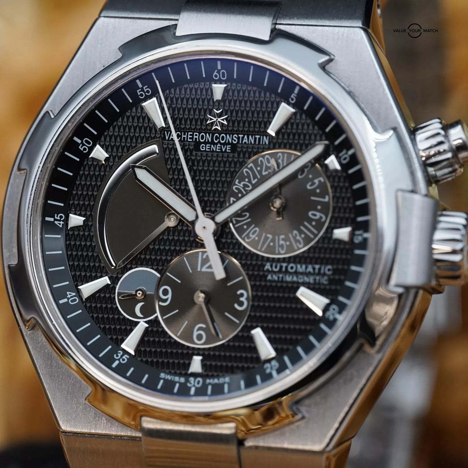 Vacheron Constantin Overseas Dual Time Men's Black Dial - 47450/B01A-9227 - Image 13