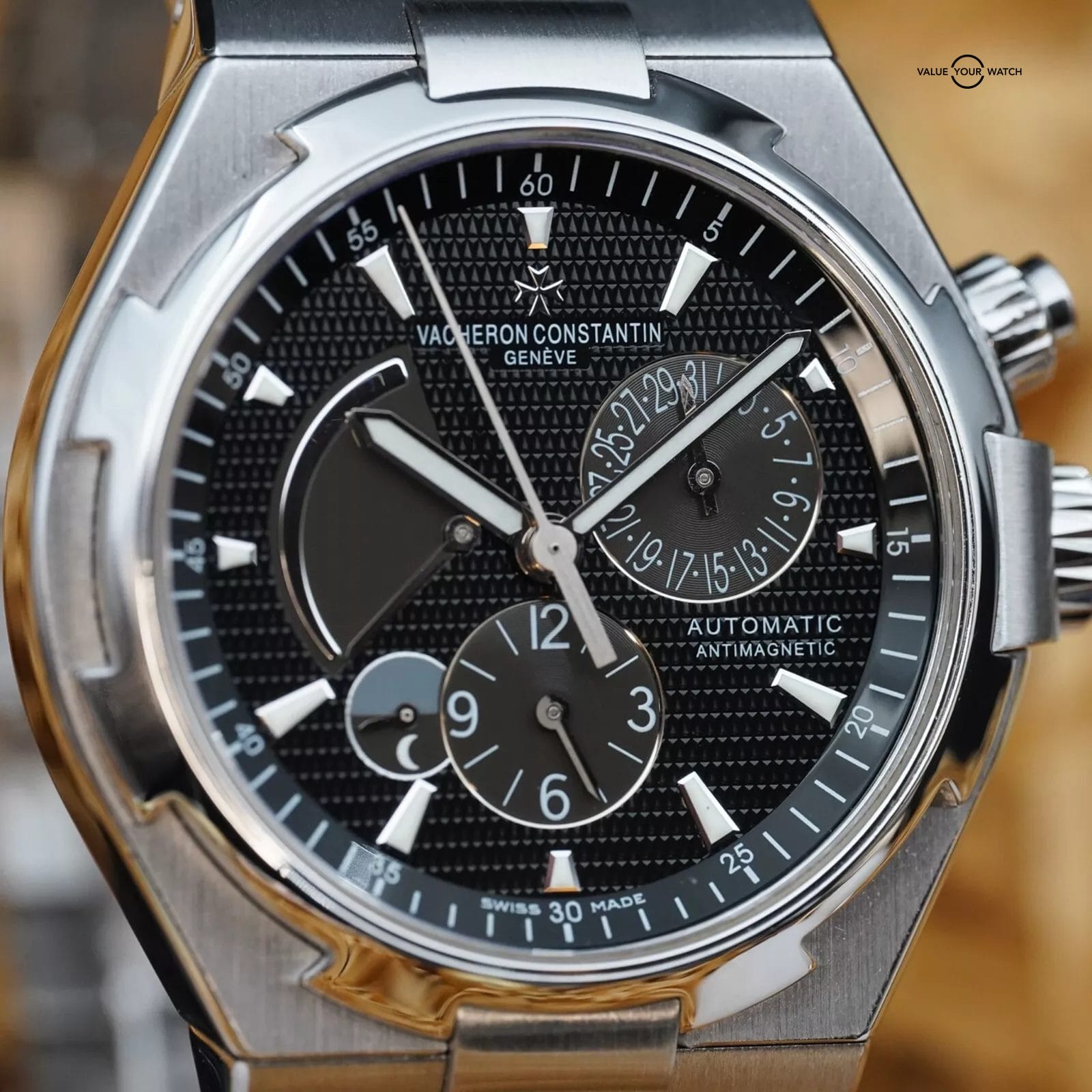 Vacheron Constantin Overseas Dual Time Men's Black Dial - 47450/B01A-9227 - Image 14