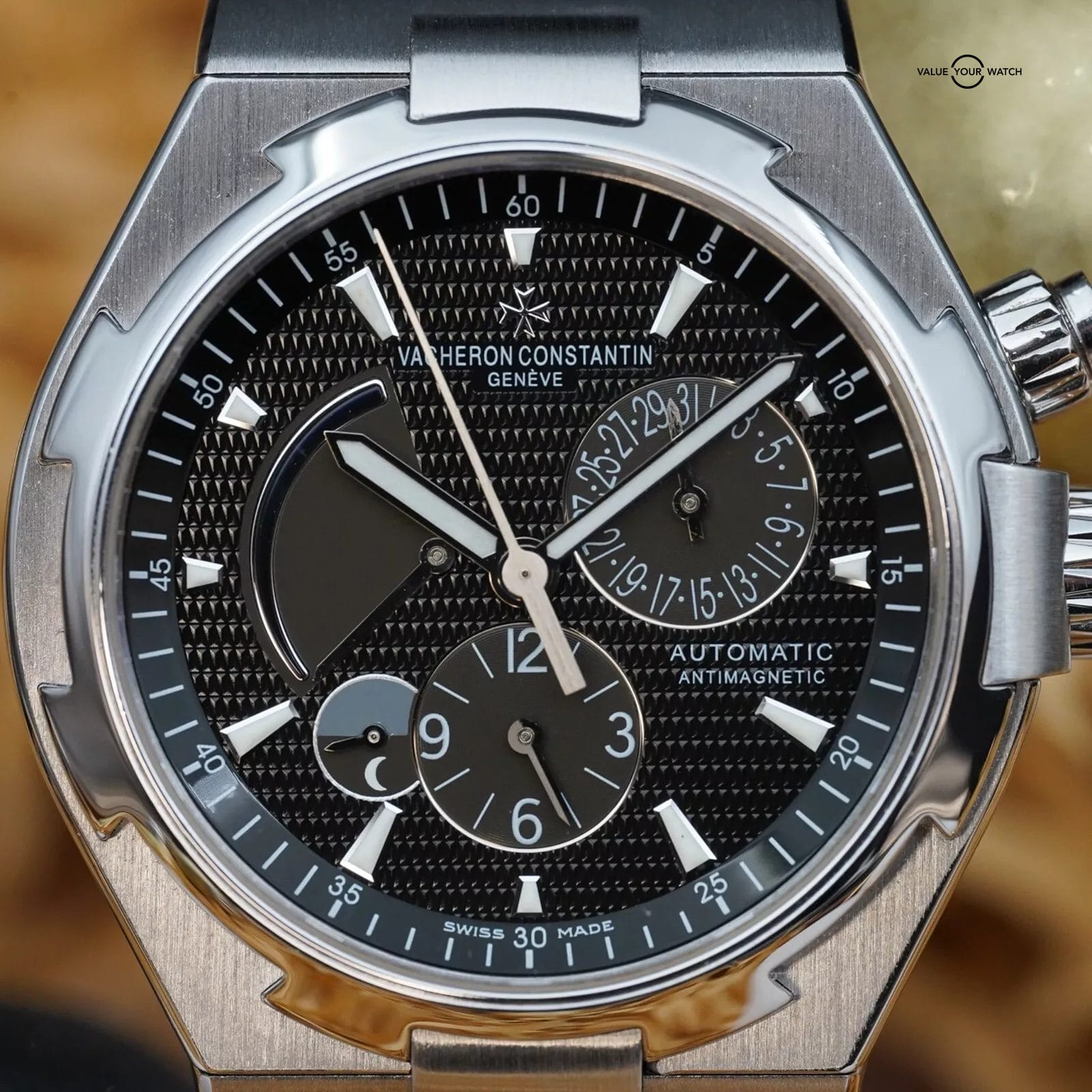 Vacheron Constantin Overseas Dual Time Men's Black Dial - 47450/B01A-9227 - Image 15