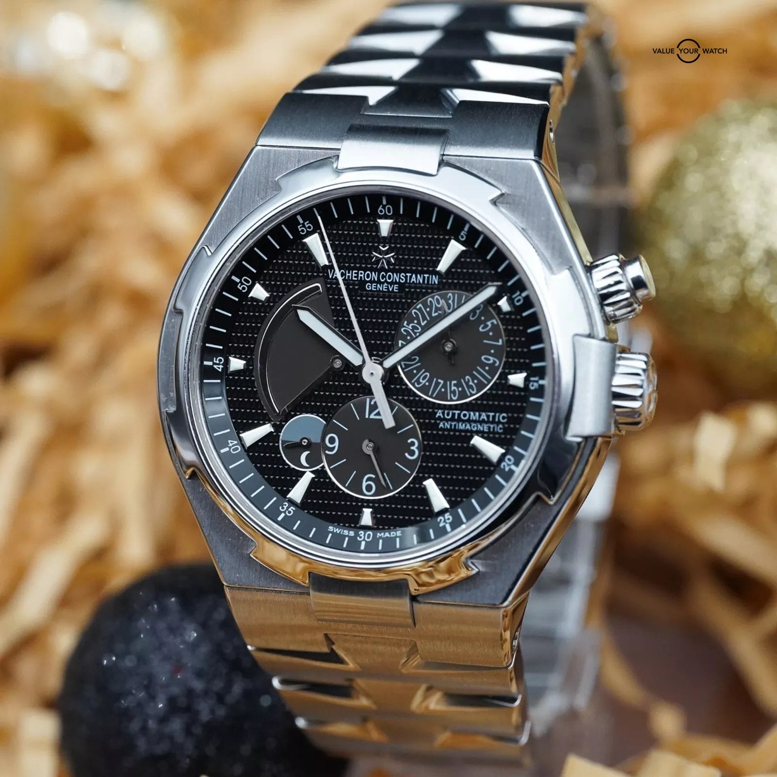 Vacheron Constantin Overseas Dual Time Men's Black Dial - 47450/B01A-9227 - Image 16