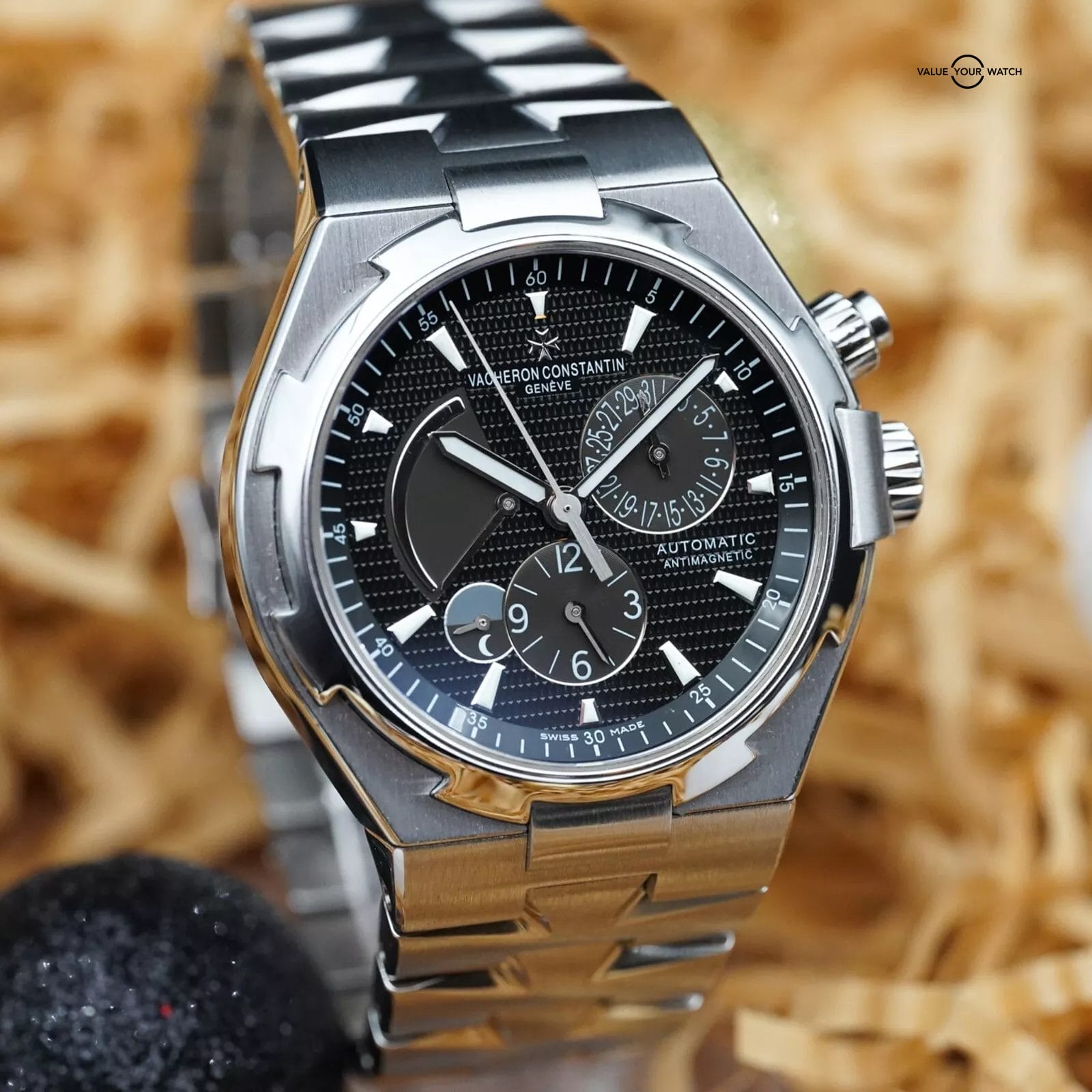 Vacheron Constantin Overseas Dual Time Men's Black Dial - 47450/B01A-9227 - Image 17